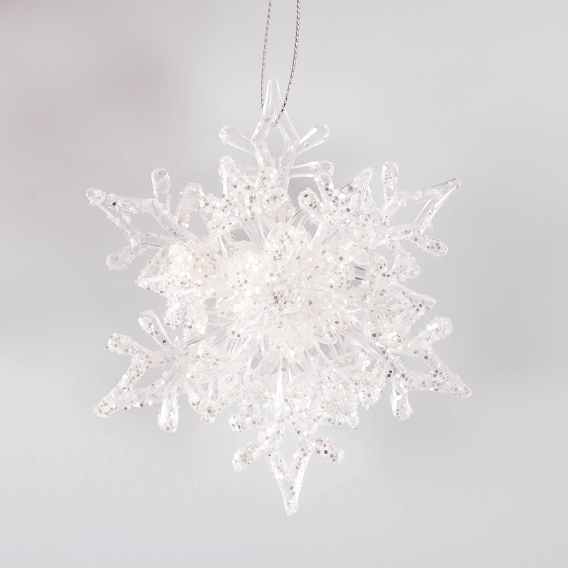 Fleur de Noël à suspendre