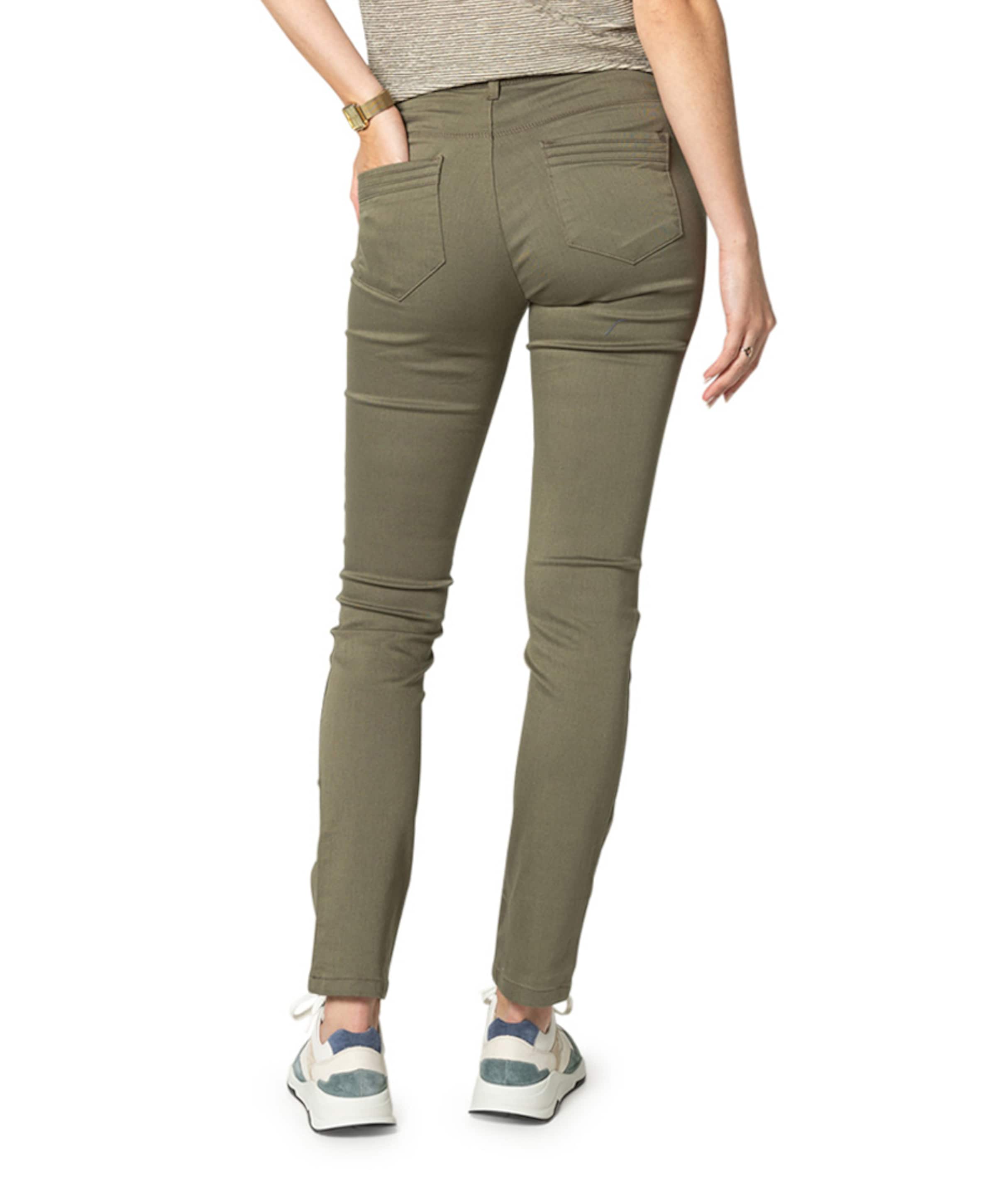 Enjoy 5 Pocket Super Stretch Lang dames broek groen