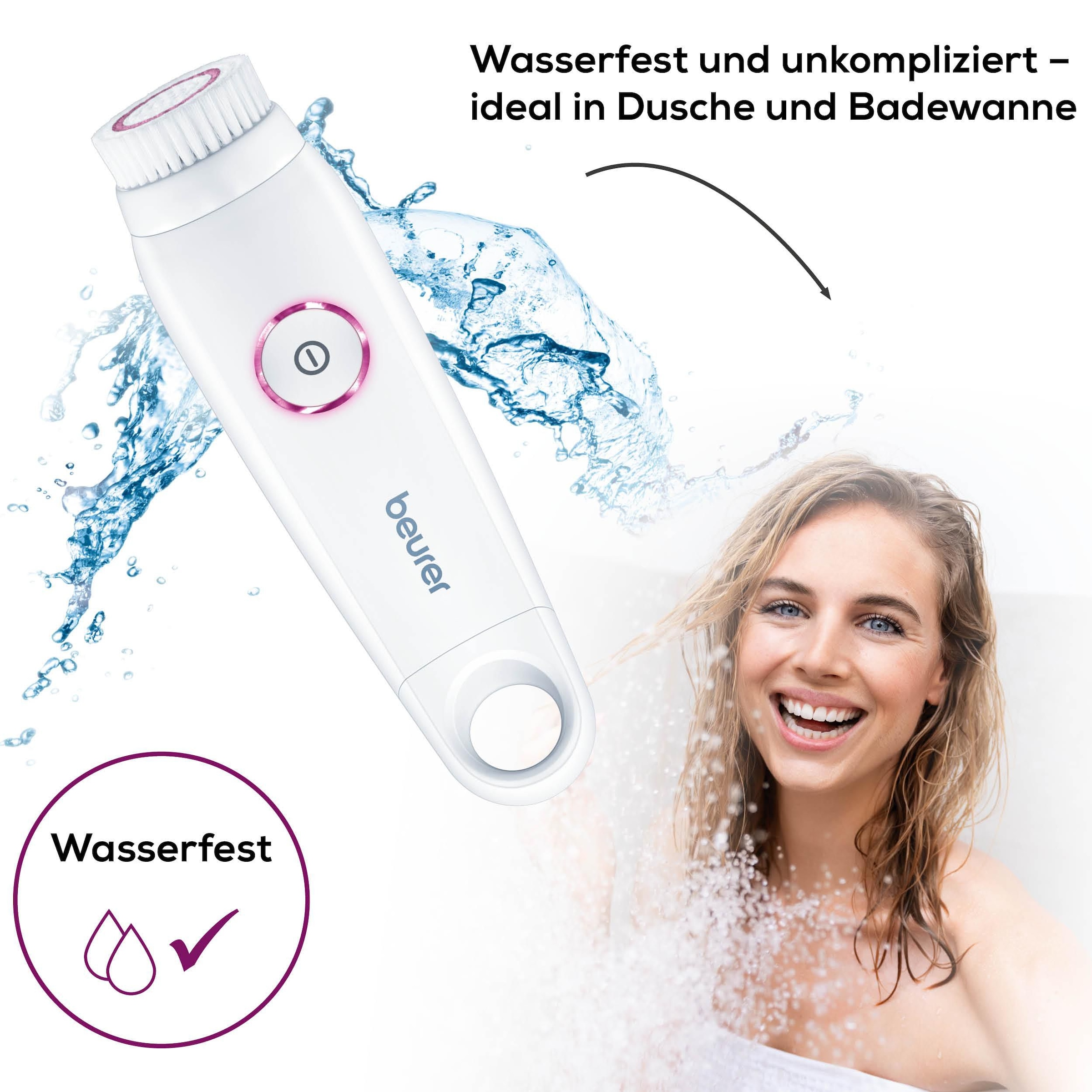 BEURER Elektrische Gesichtsreinigungsbürste »FC 45 für gründliche Hautreinigung« Mit 2-stufiger Rotation und 2 Geschwindigkeitsstufen