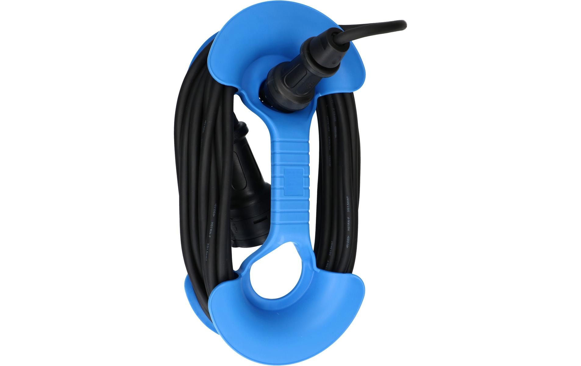 Kabelhantel BlauKabelhalter mit ergonomischem Griff