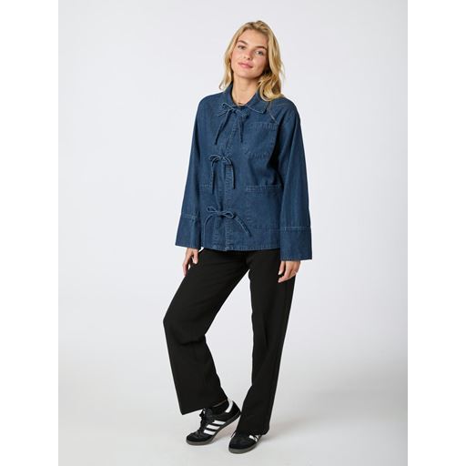 Neo Noir Starlie Denimskjorte, Dark Blue, 36