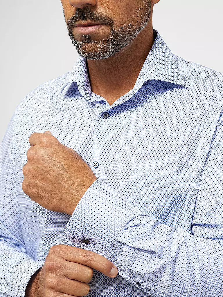 ETERNA Hemd Comfort Fit blau