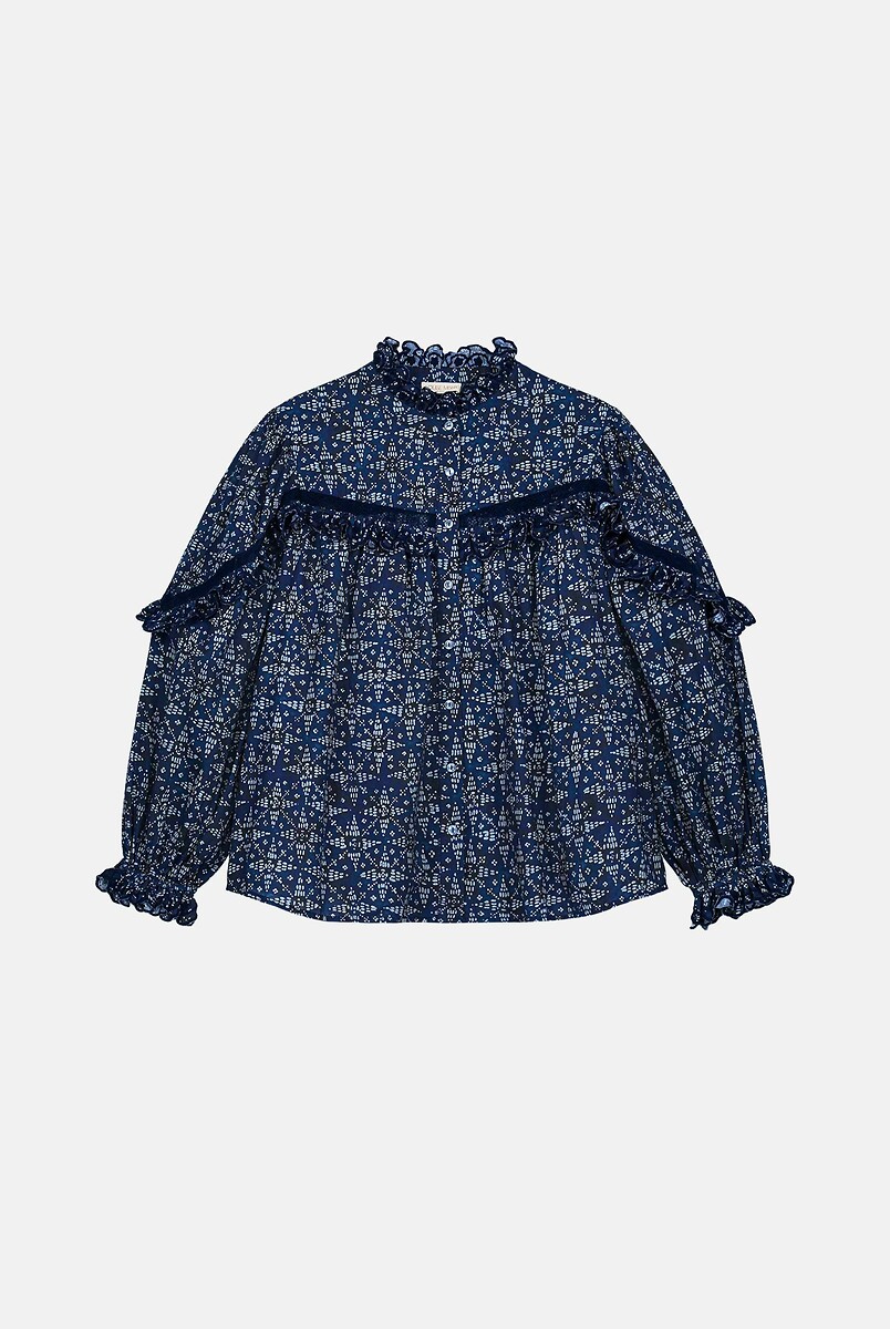 LOUISE MISHA<br>Blusa de manga comprida estampada, NOELIANNE