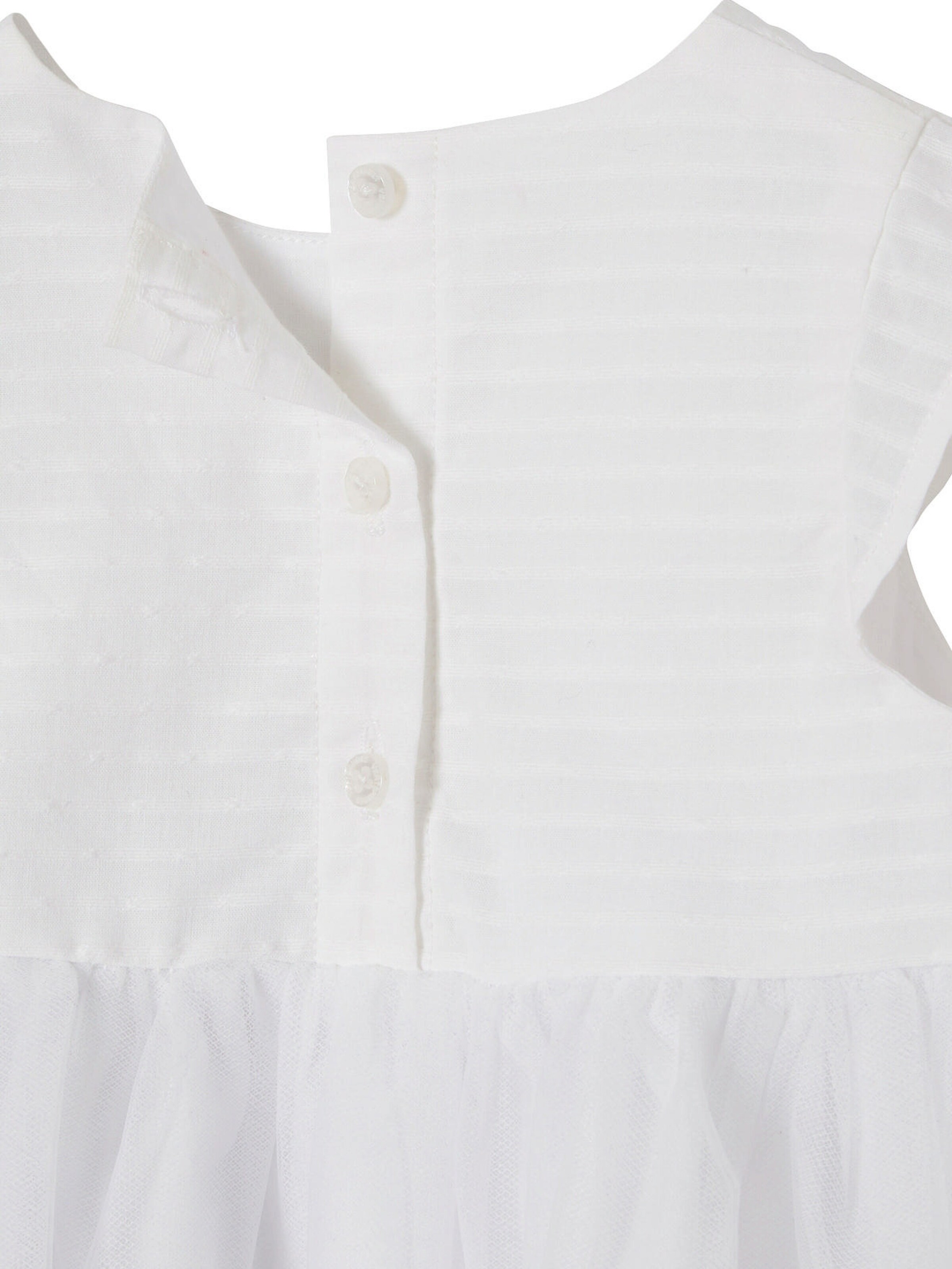 Vertbaudet Festliches Baby Tüll-Kleid weiß