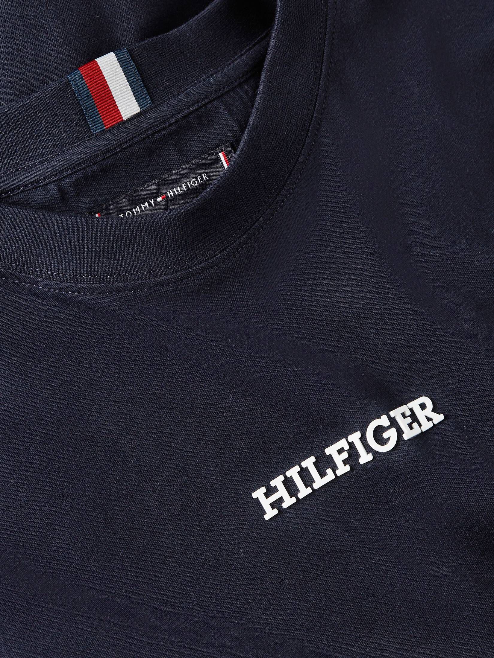 Tommy Hilfiger| Herren T-Shirt MONOTYPE SMALL CHEST PLACEMENT