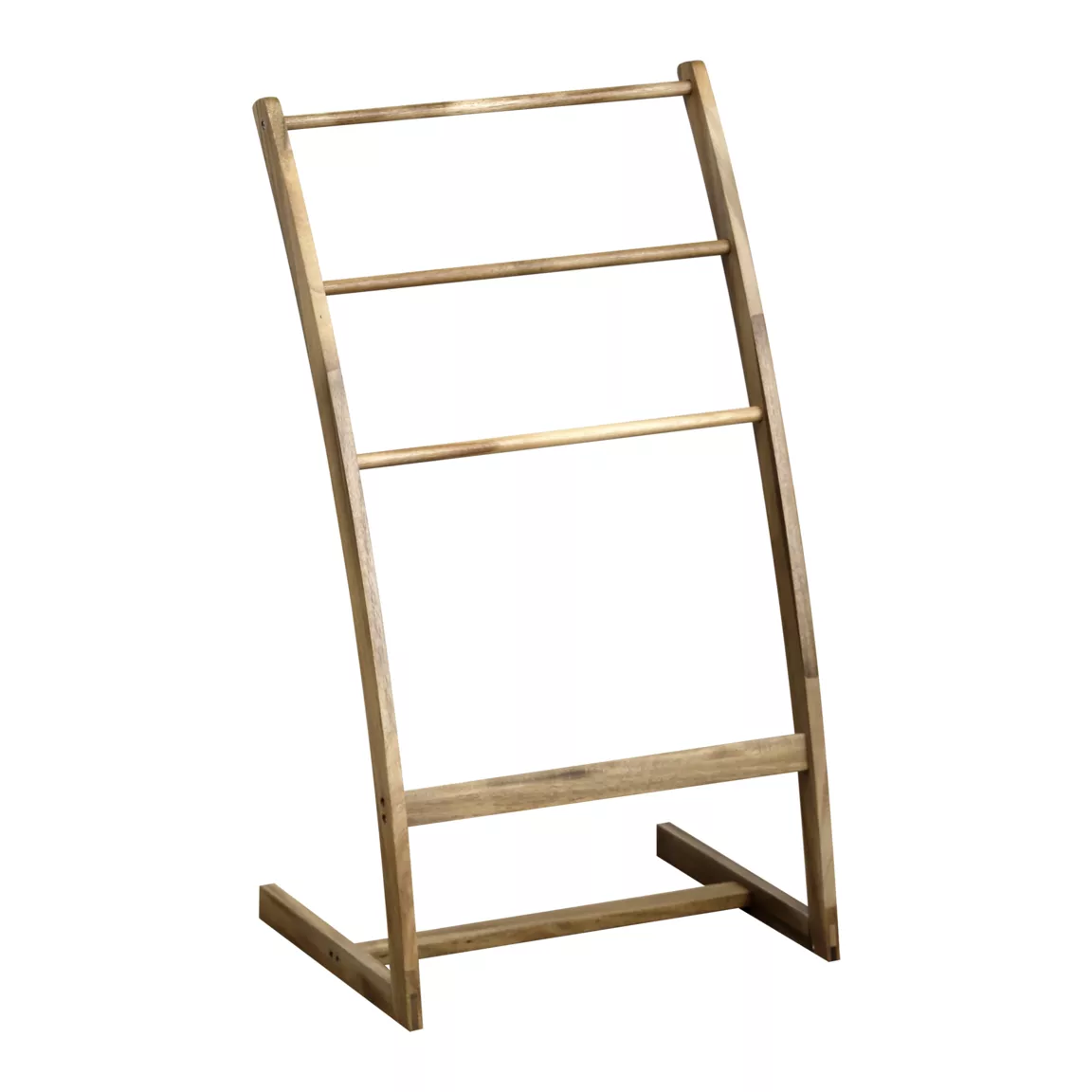 Porte serviette en bois d'acacia 3 niveaux (H81 cm ) Lina marron