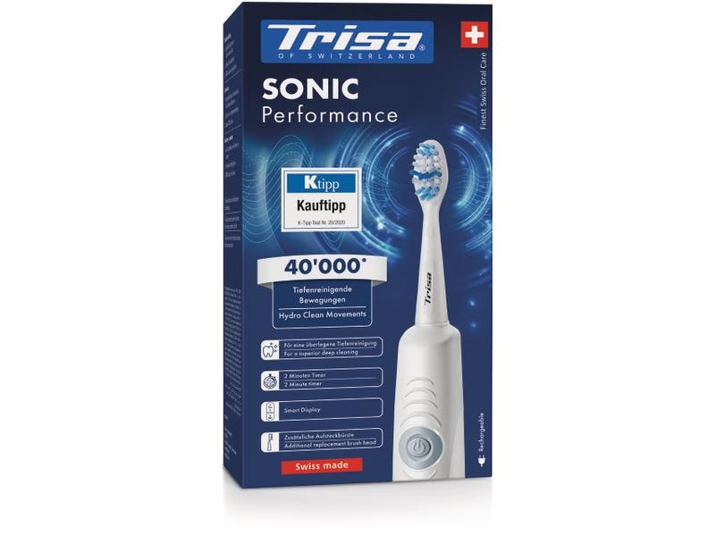 Trisa Schallzahnbürste Sonic Performance Elektrische Zahnbürste