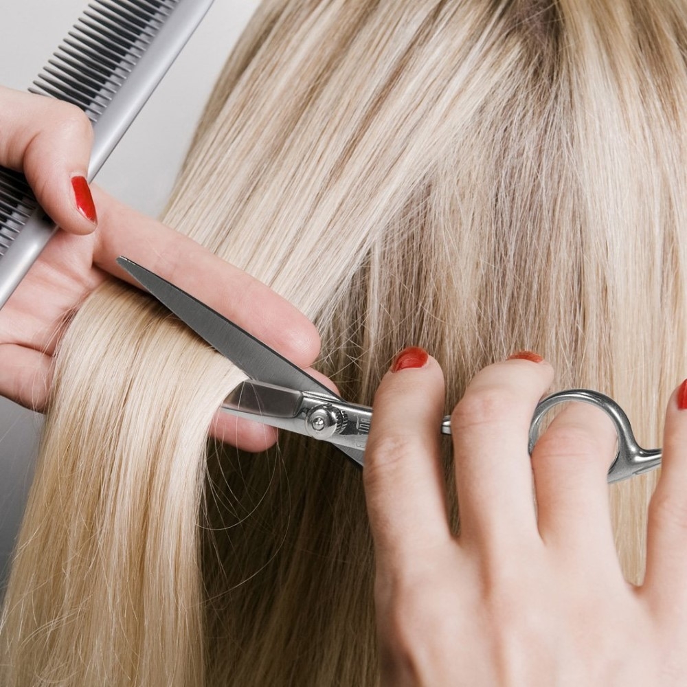 (2-tlg. Set) 17cm Edelstahl Haarscheren Coiffeur Set mit Modellierschere und Coiffeurschere