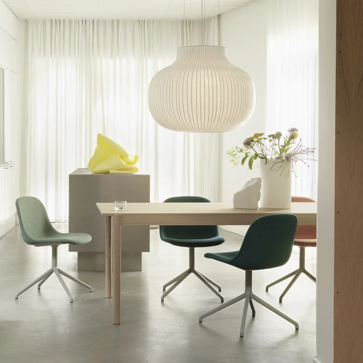 Muuto - Ridge Bodenvase, H 48,5 cm, beige
