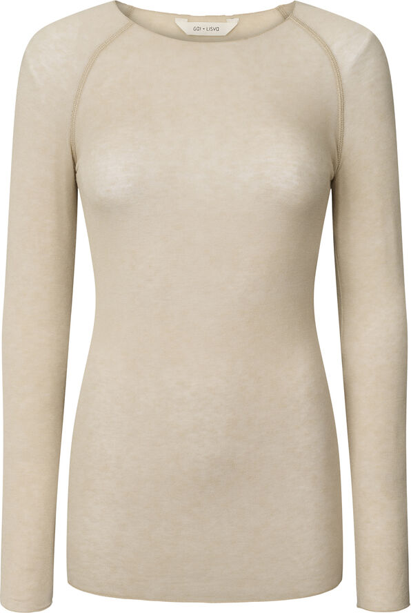 Gai&Lisva Amalie L/S Wool Top Smoke gray