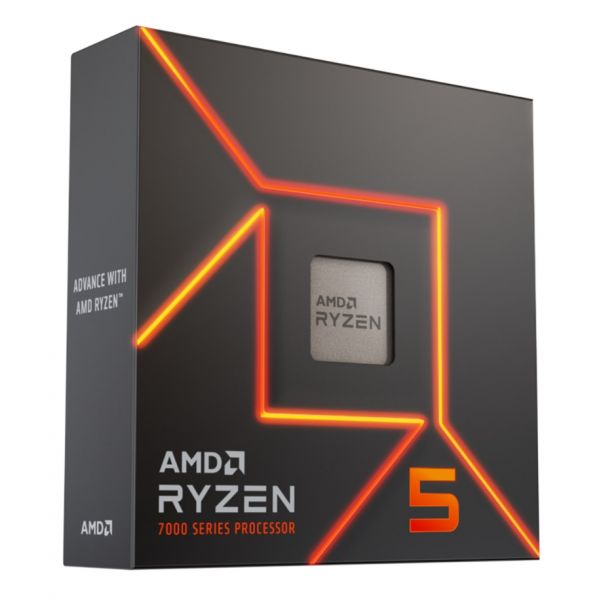 AMD Ryzen 5 7600X 6-Core 4.7GHz c/ Turbo 5.3GHz 38MB AM5 - 100-100000593WOF