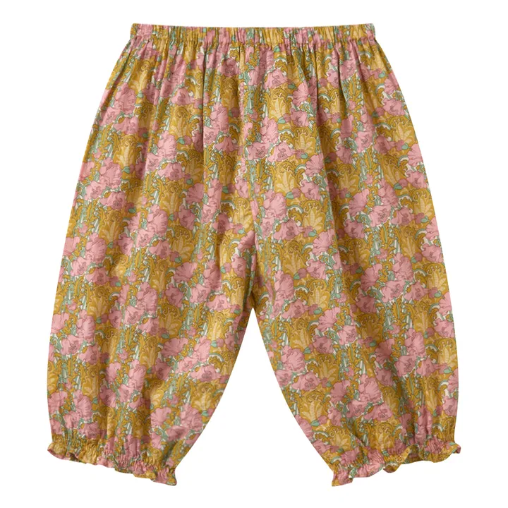 Caramel Pantalon Bébé Arnica à Fleurs | Jaune