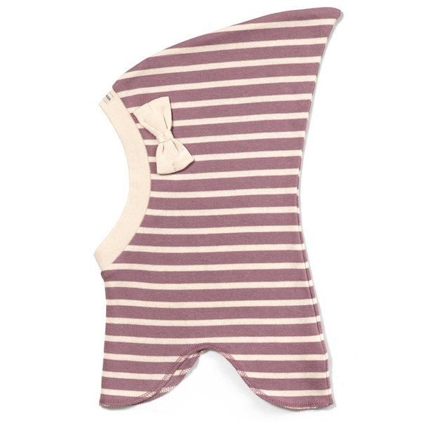 Køb Racing Kids Top Elefanthue Sløjfe 1-lags Stripe Eggshell / Dusty Purple