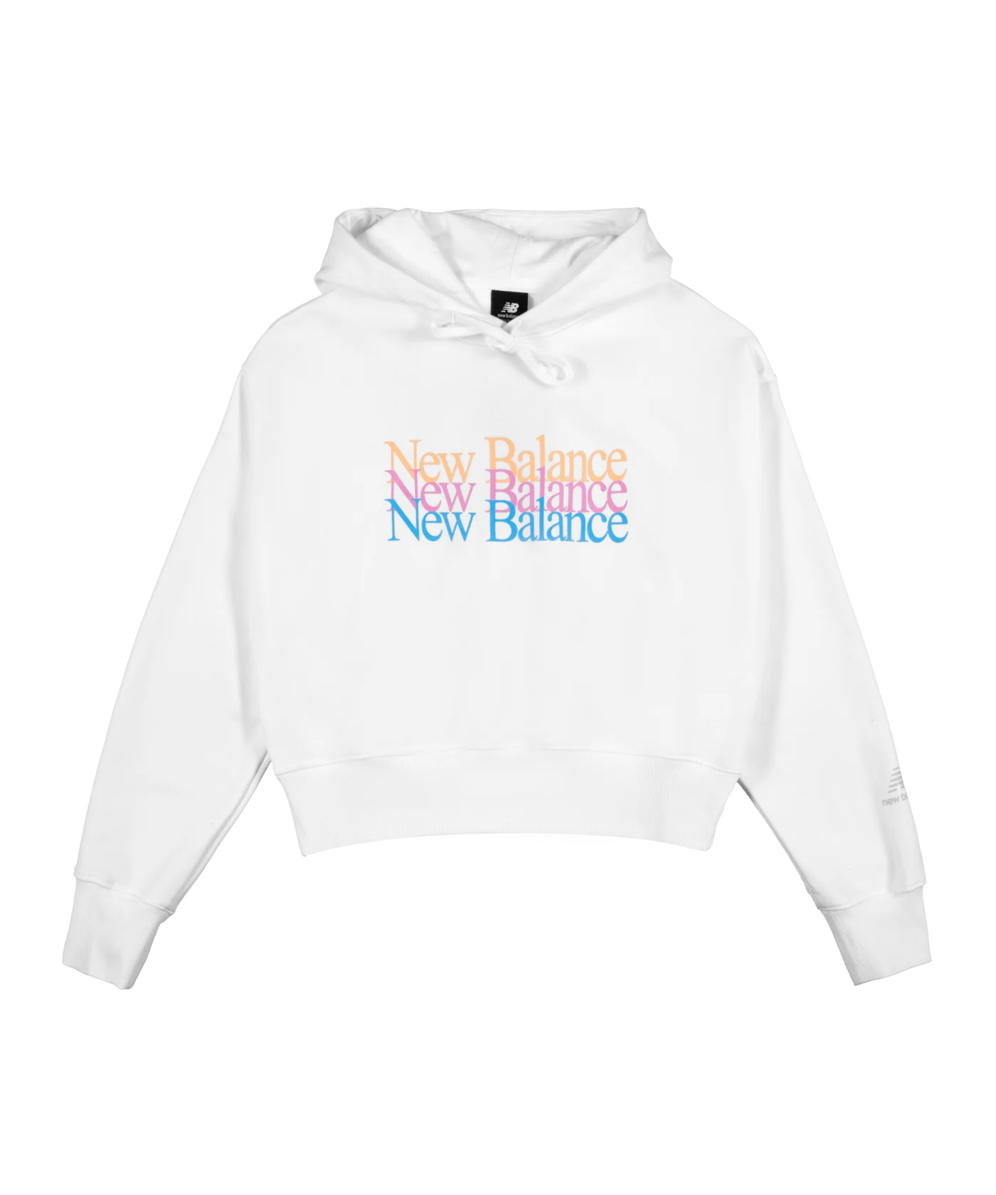 New Balance Ess CEL Fleece Hoody Damen Weiss FWT
