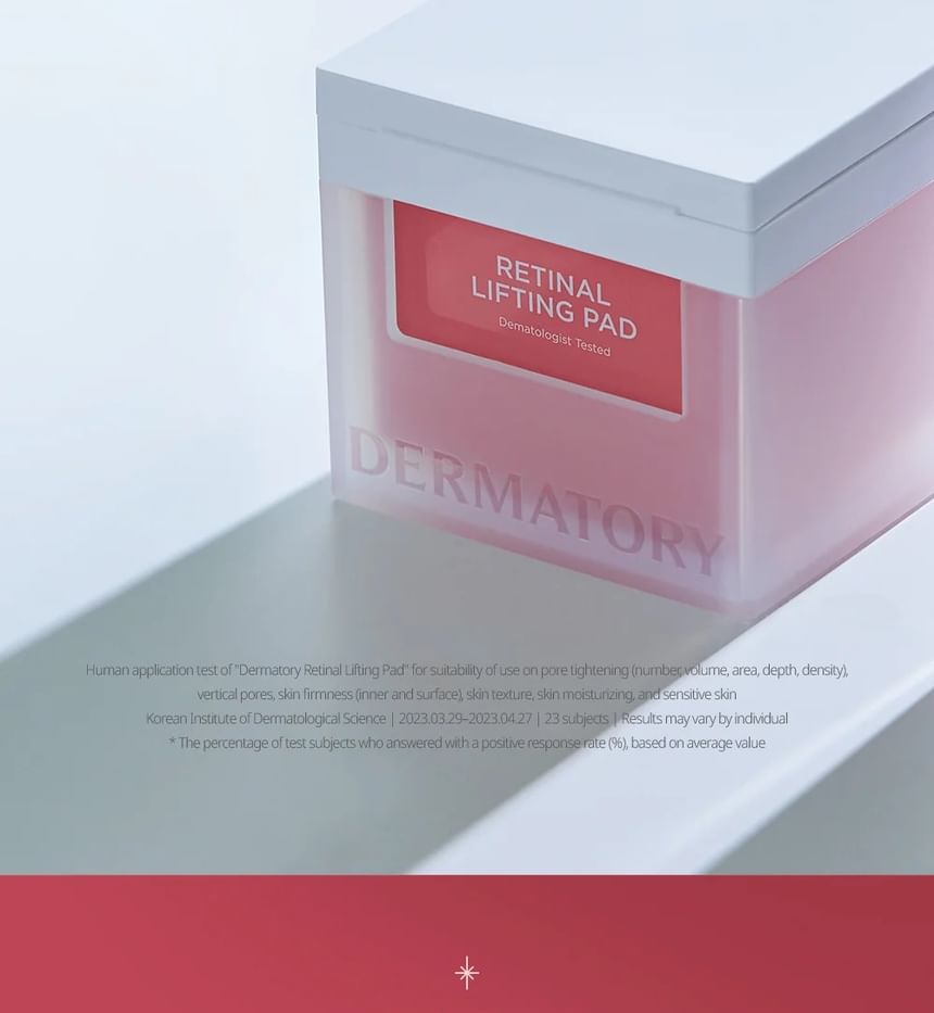 DERMATORY - Retinale Lifting Pad