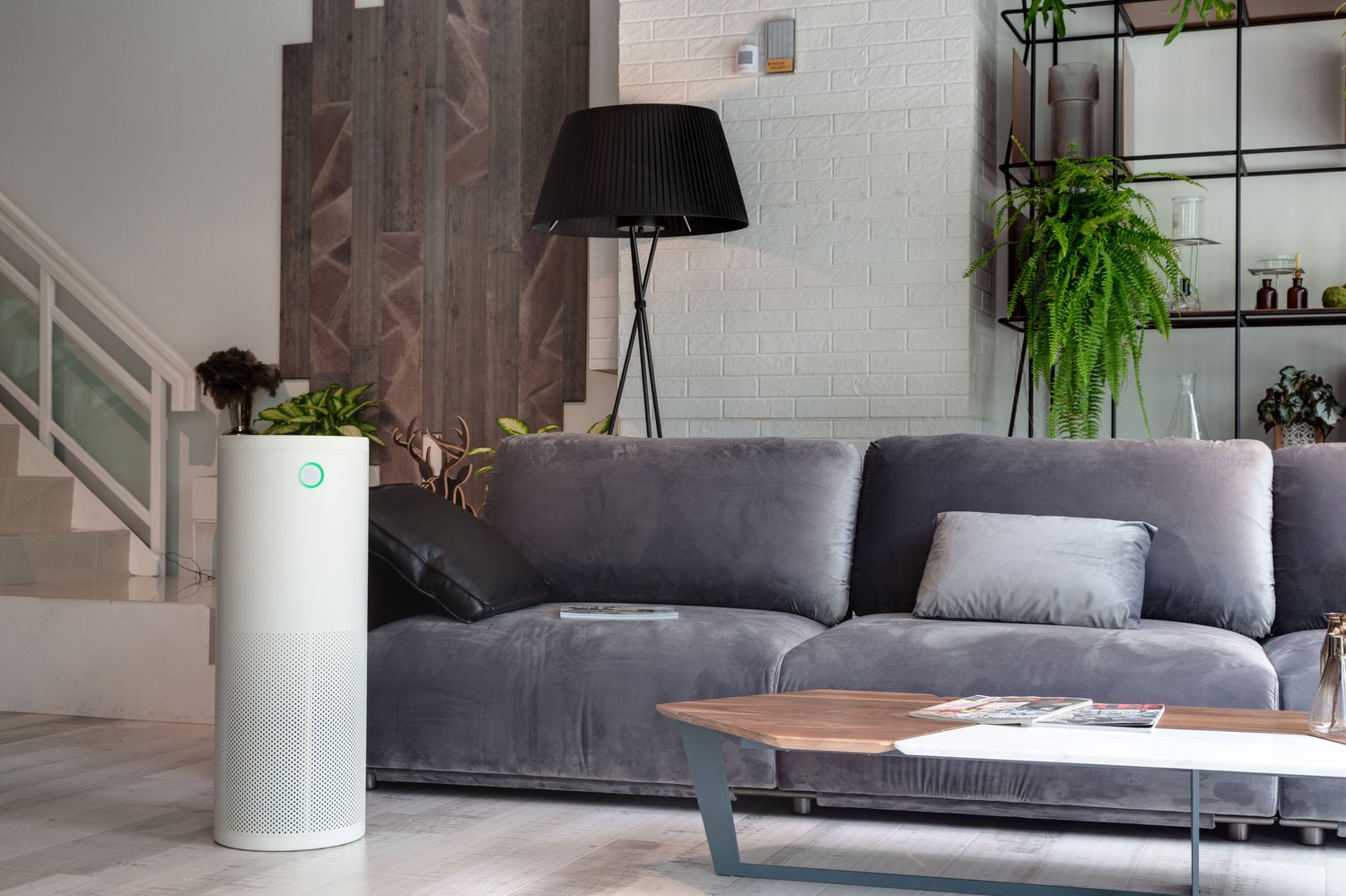 AirExchange® 600-T Luchtreiniger voor Grote Ruimtes (HEPA 14 Filter, tot 100m², 85W) WIT