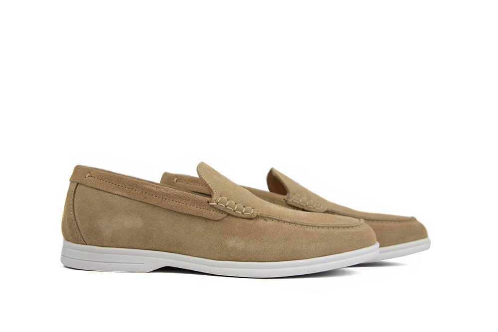 Berkelmans Loafers Ascari Beige Suede