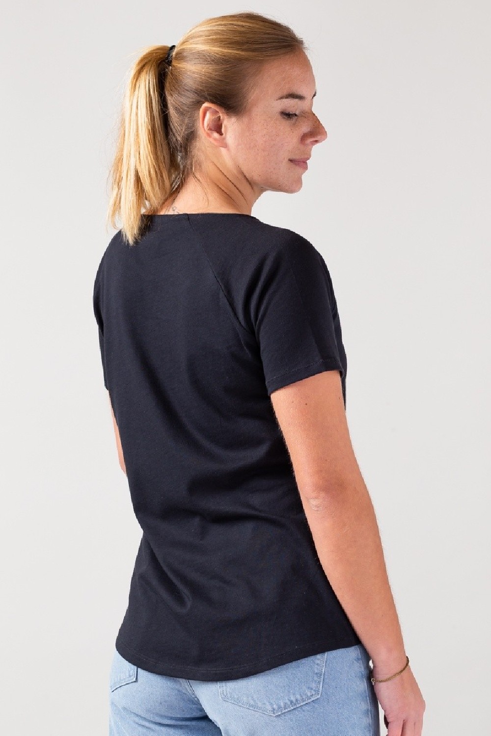 WE ARE ZRCL Damen Raglan T-Shirt Basic Black