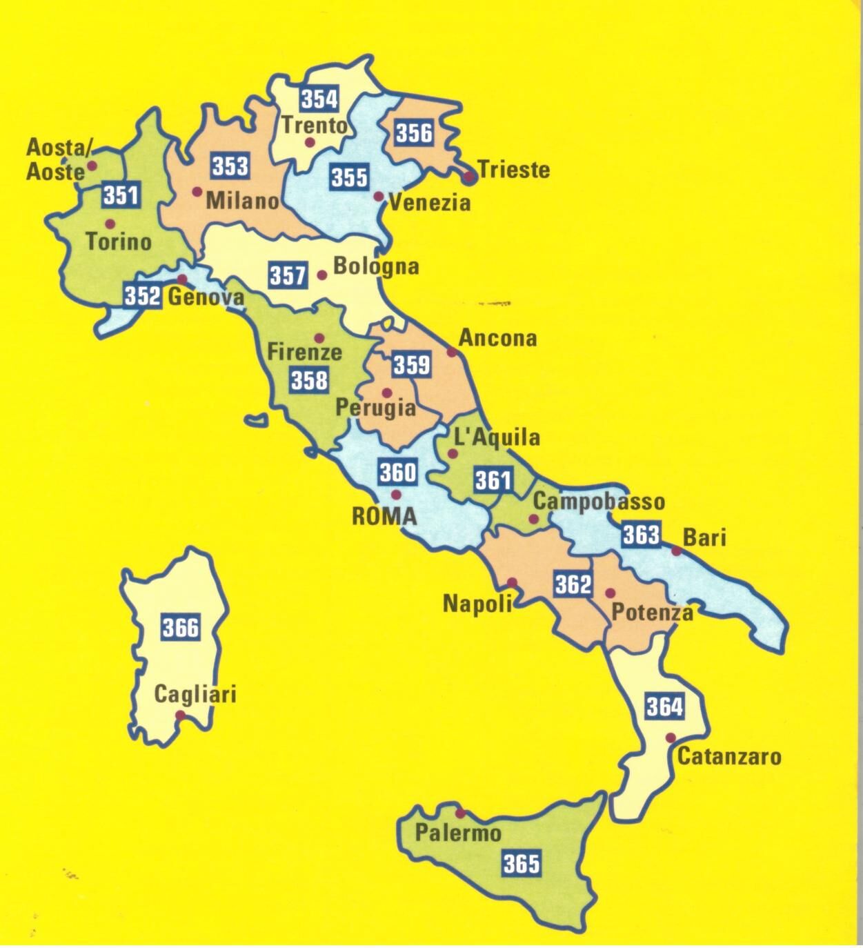 MICHELIN - 352 LIGURIA 1 200 000
