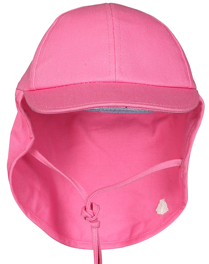 Schirmmütze UNI GIRL mit Nackenschutz in pink