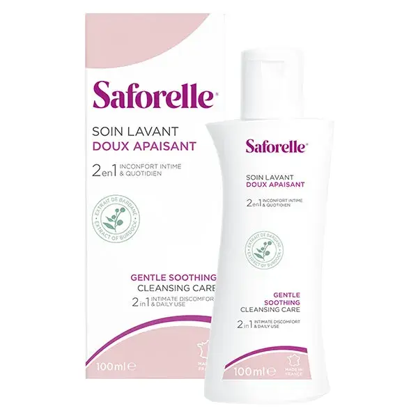 Sabonete Líquido Suave Saforelle Care & Hygiene 100ml