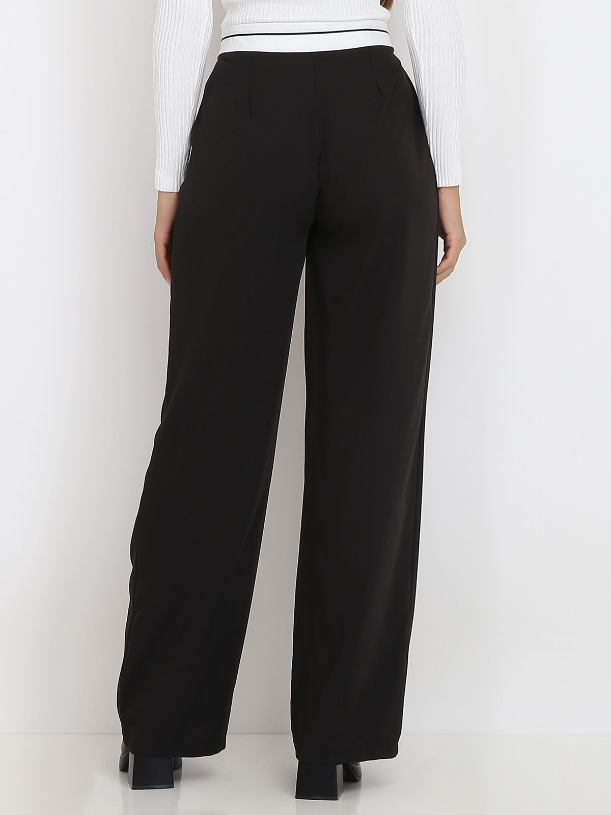 Pantalon ample style dad- Noir