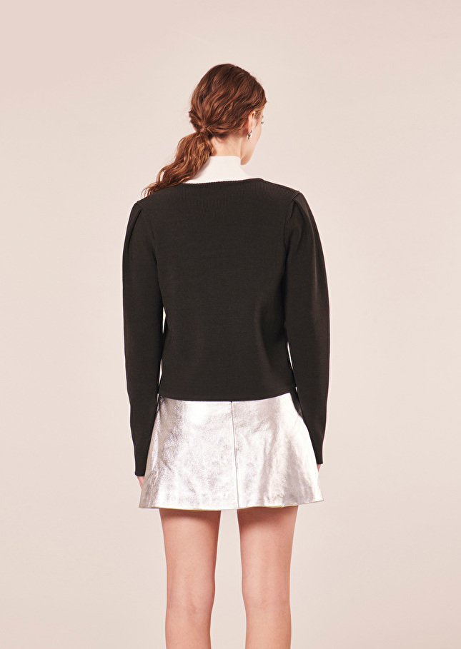 Gilet Glennnoir en coton irisé