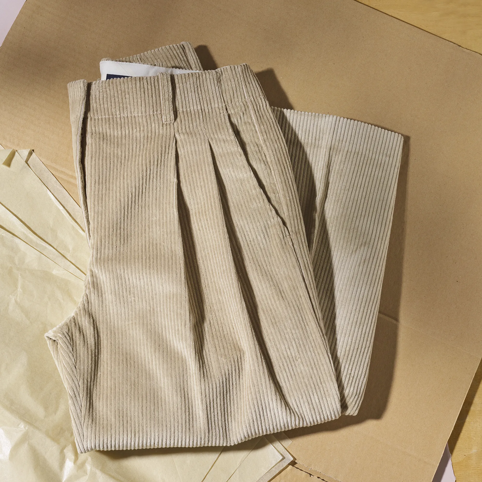 Pantalon à pinces en velours L'Exception Paris