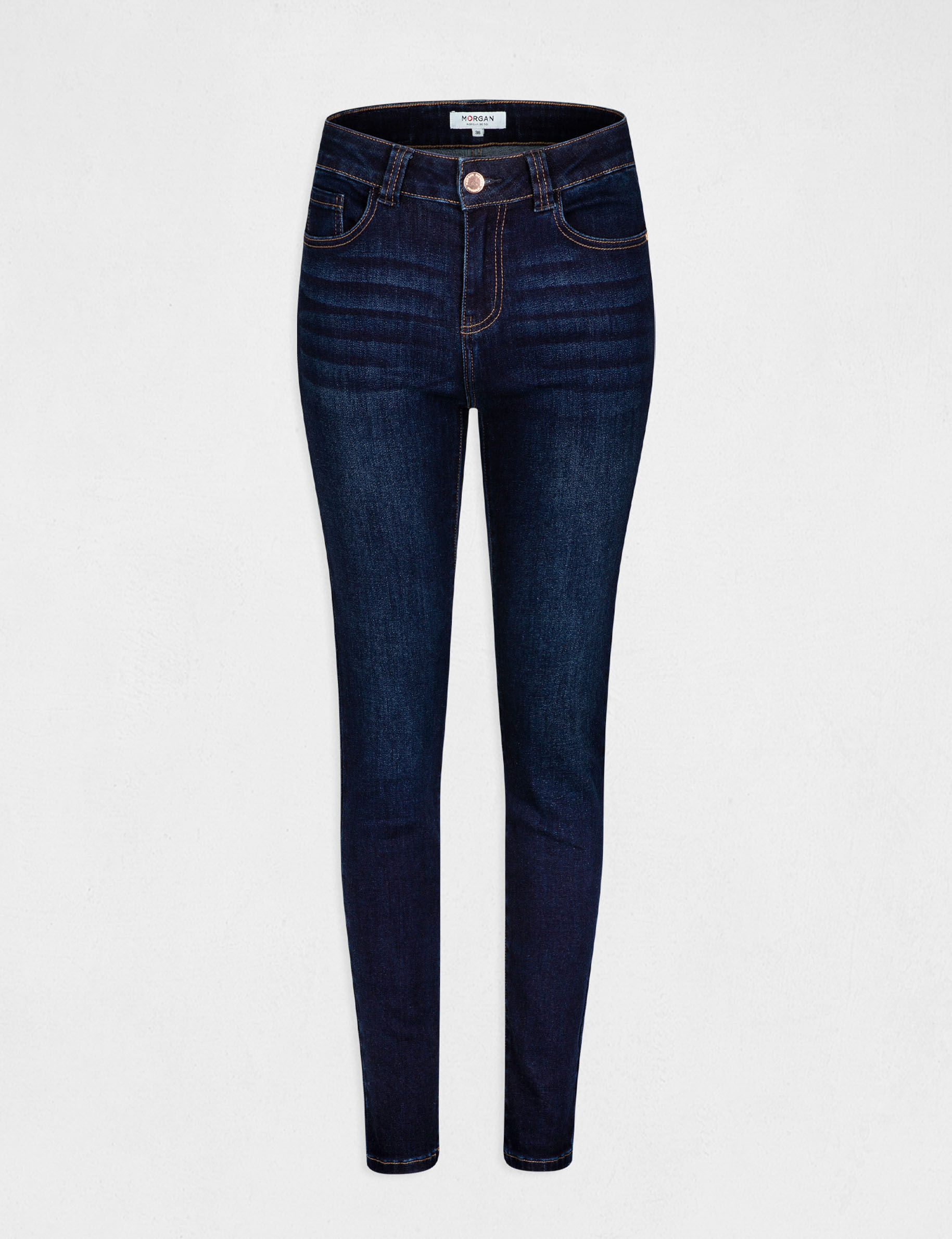 Jeans slim taille haute jean stone femme - jean_stone