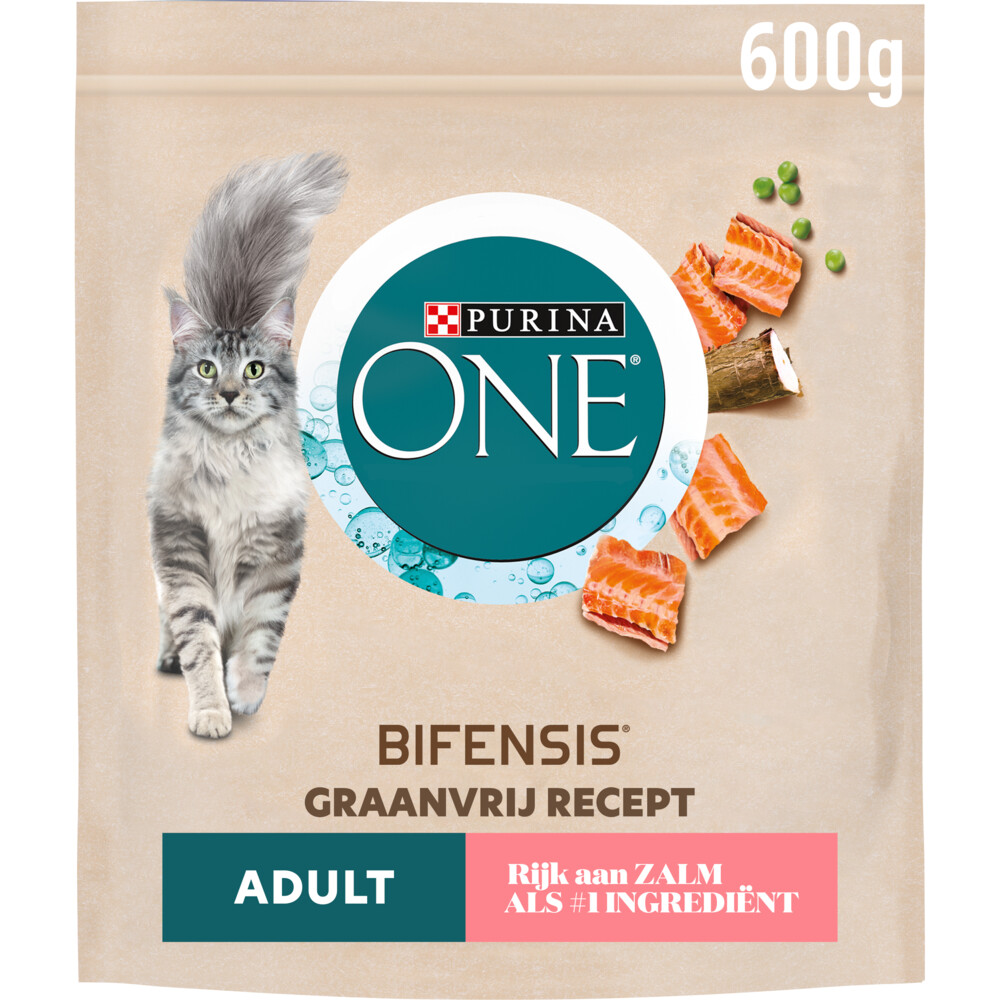 Purina ONE Adult Zalm Graanvrij600 gr