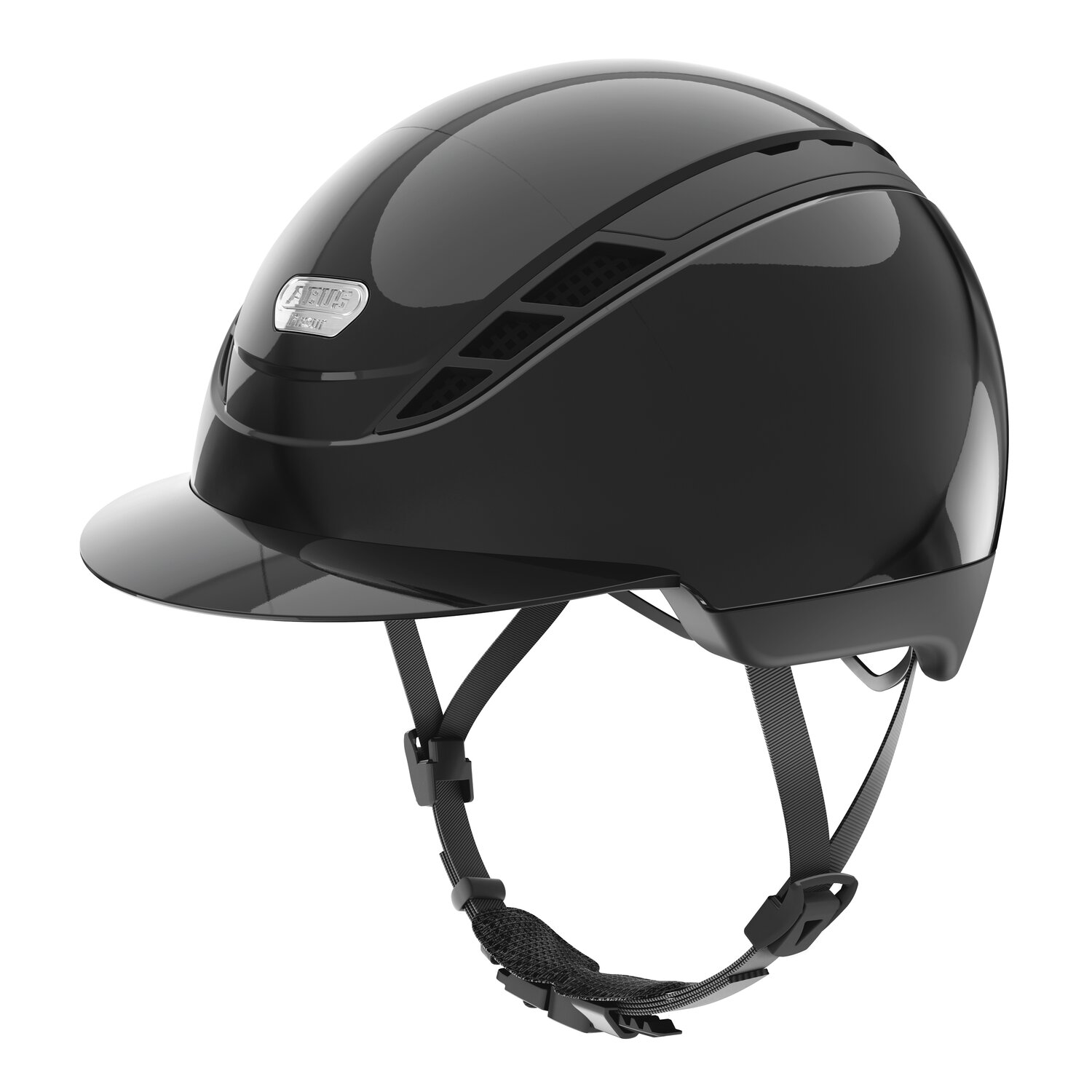 ABUS PIKEUR Reithelm AirDuo  - shiny black