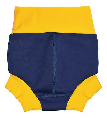 Splash About Schwimmwindel - Happy Nappy Neu - UV50+ - Navy/Gelb