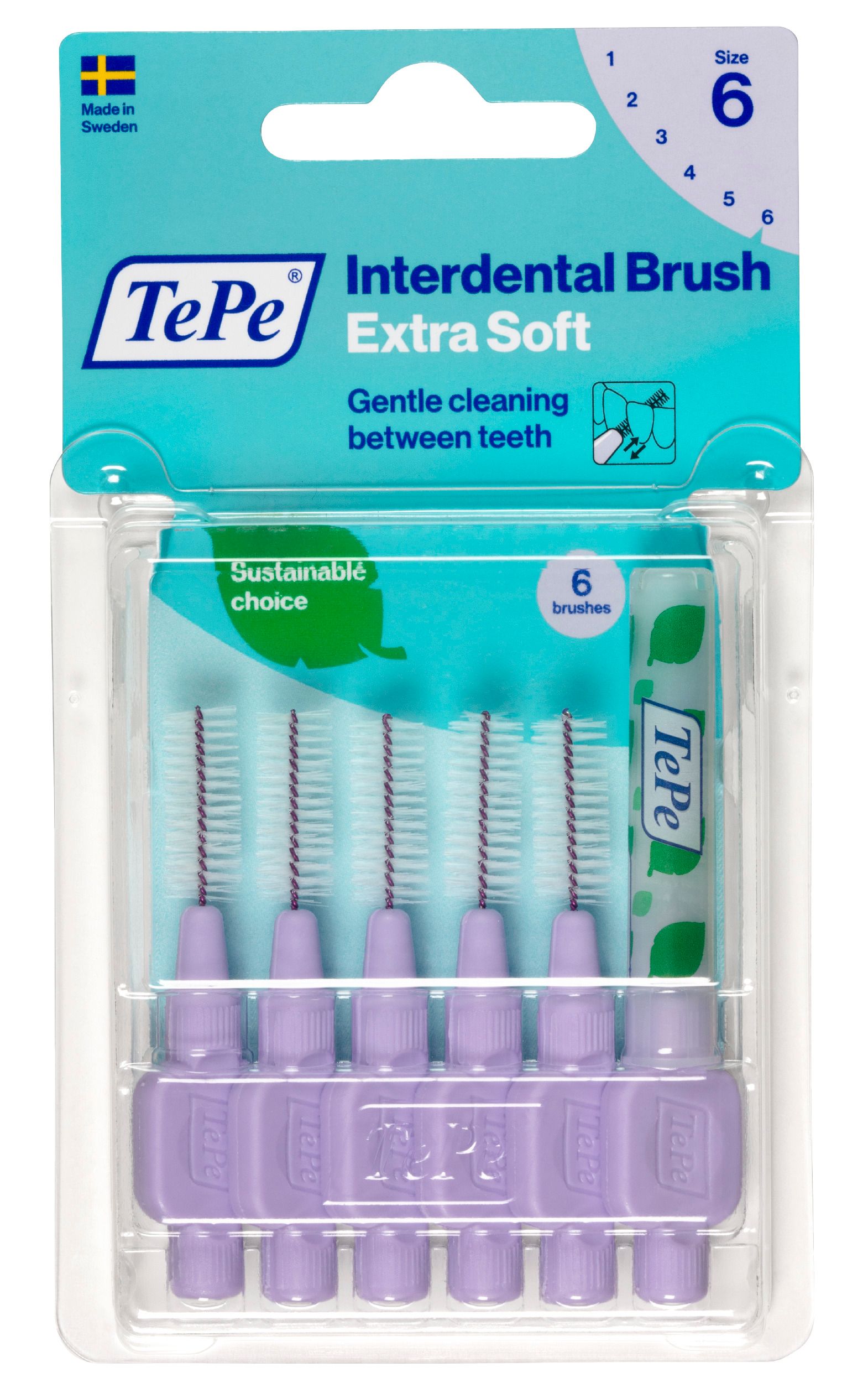 TePe® Interdentalbürste Extra Soft 1,1 - 2,0 mm lila