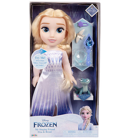 Disney Frozen Puppe m. Ton - 35 cm - Elsa Ente Bruni
