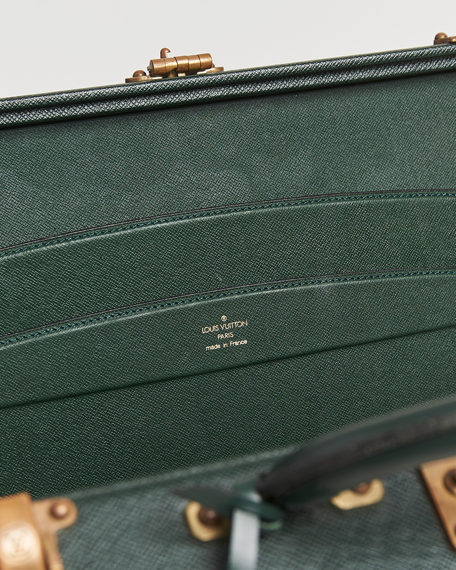 Louis Vuitton Pre-Owned Diplomat Briefcase Taiga Green