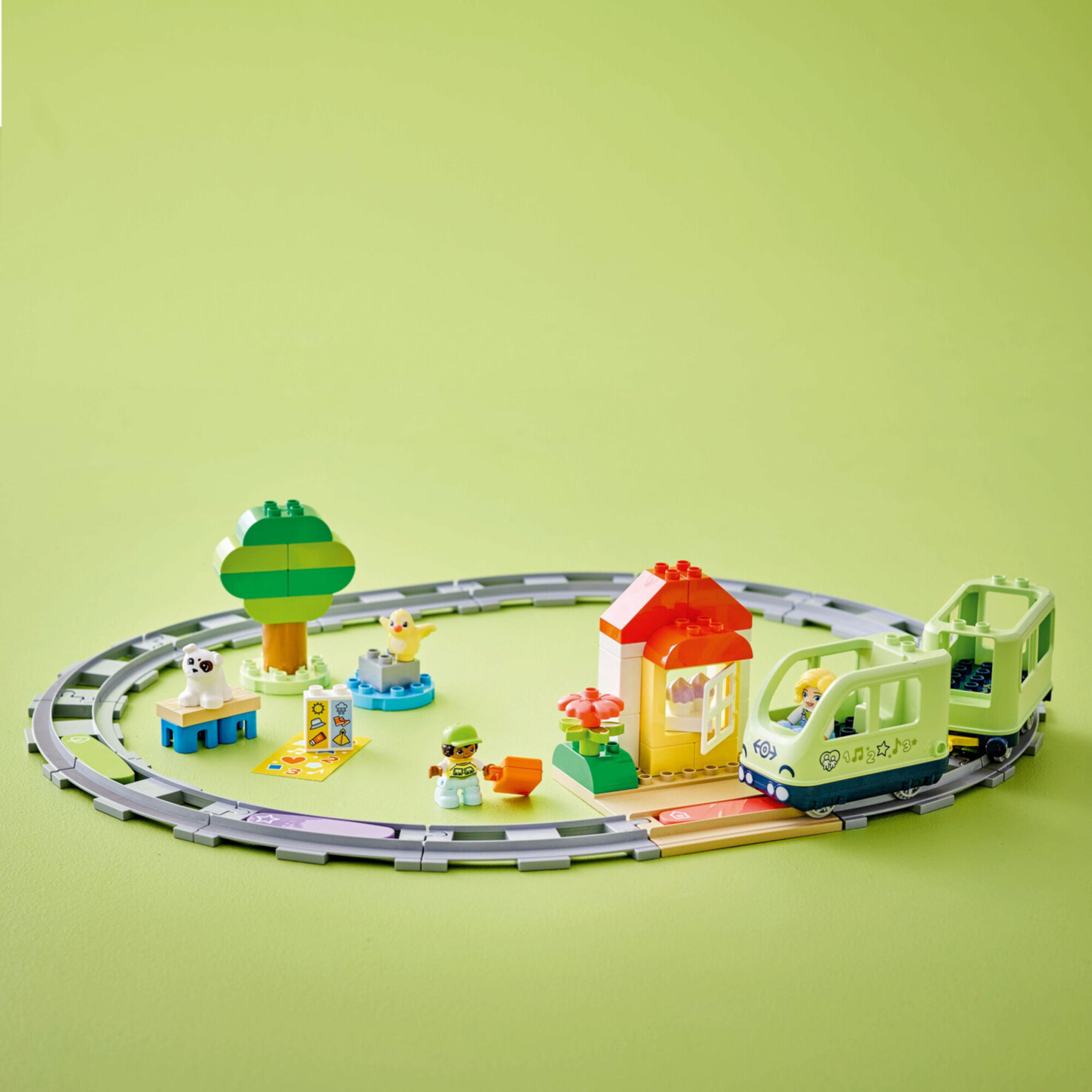 LEGO® DUPLO 10427 Town Interaktive Abenteuer-Eisenbahn 2+ Jahre