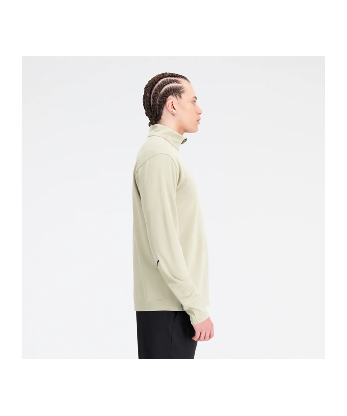 New Balance Tenacity HalfZip Sweatshirt Beige FFUG