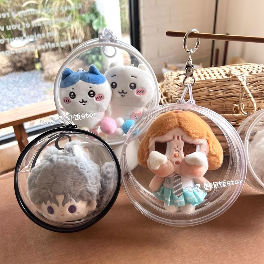 Doowex - Figuur Display PVC Tas Charm / Sleutelhanger / Pom Pom Charm / Set (Verschillende Ontwerpen)