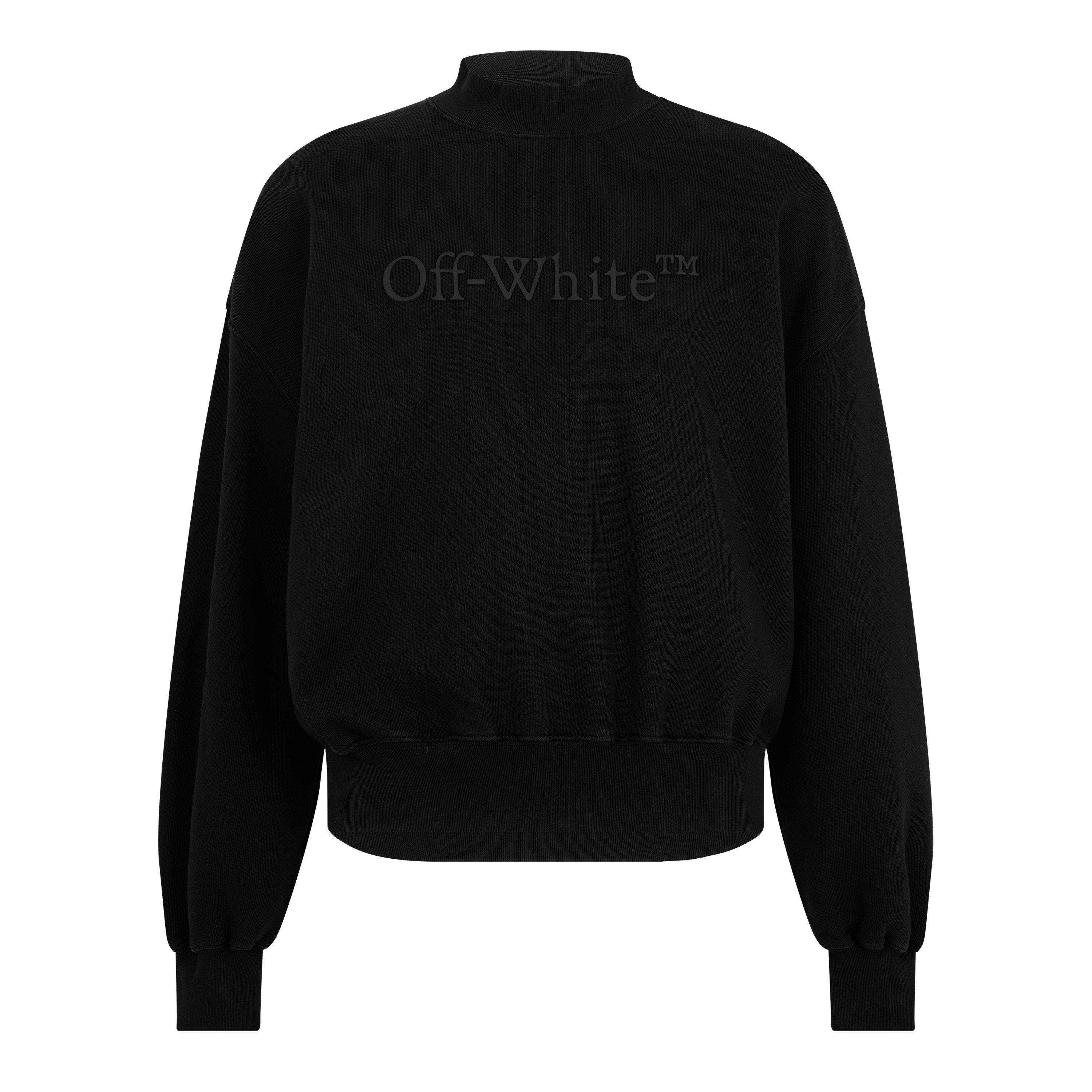 Off White Boxy Crew Sweater