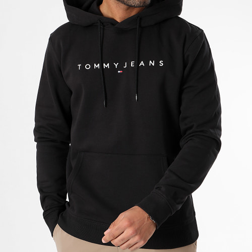 Sweat Capuche Linear Logo 7985 Noir