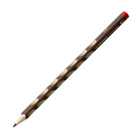 Ergonomischer Buntstift für Rechtshänder - STABILO EASYcolors - Einzelstift - dunkel braun