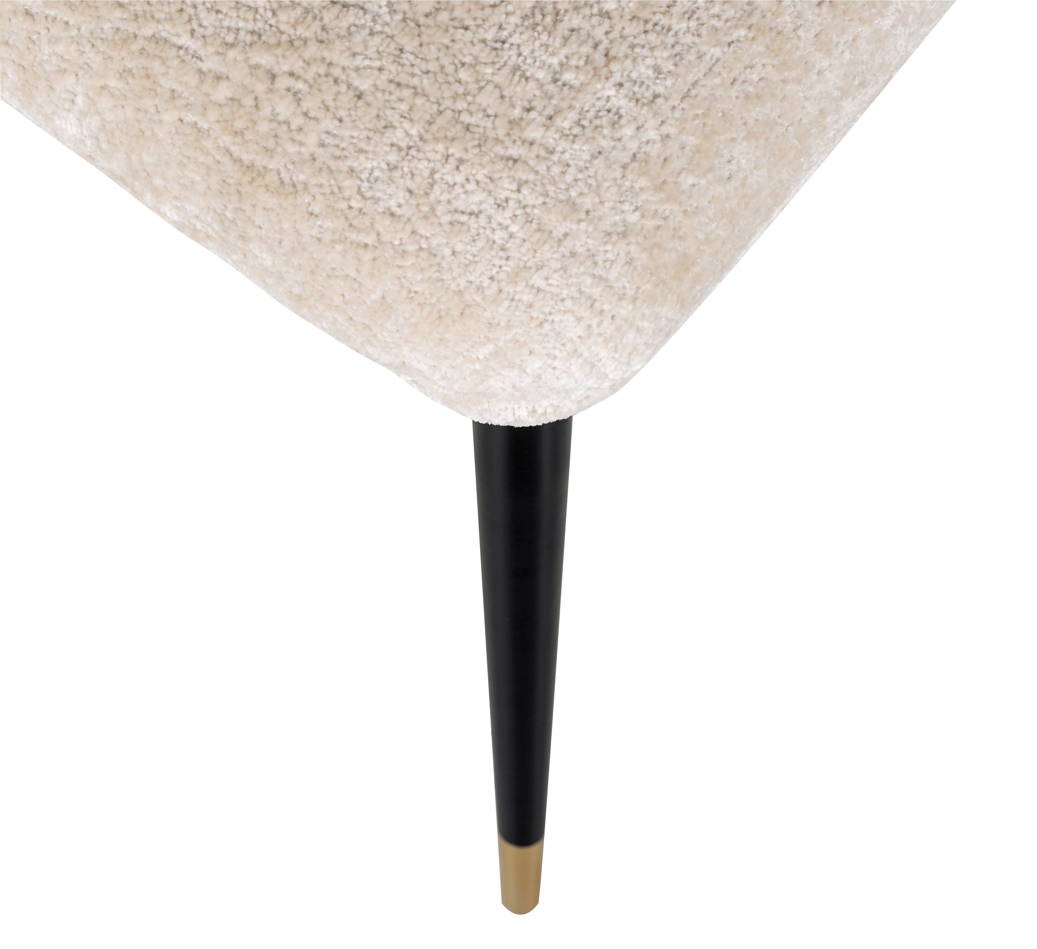 Eetkamerstoel 210855 White Chenille Alicia B51 x D60 x H82 cm