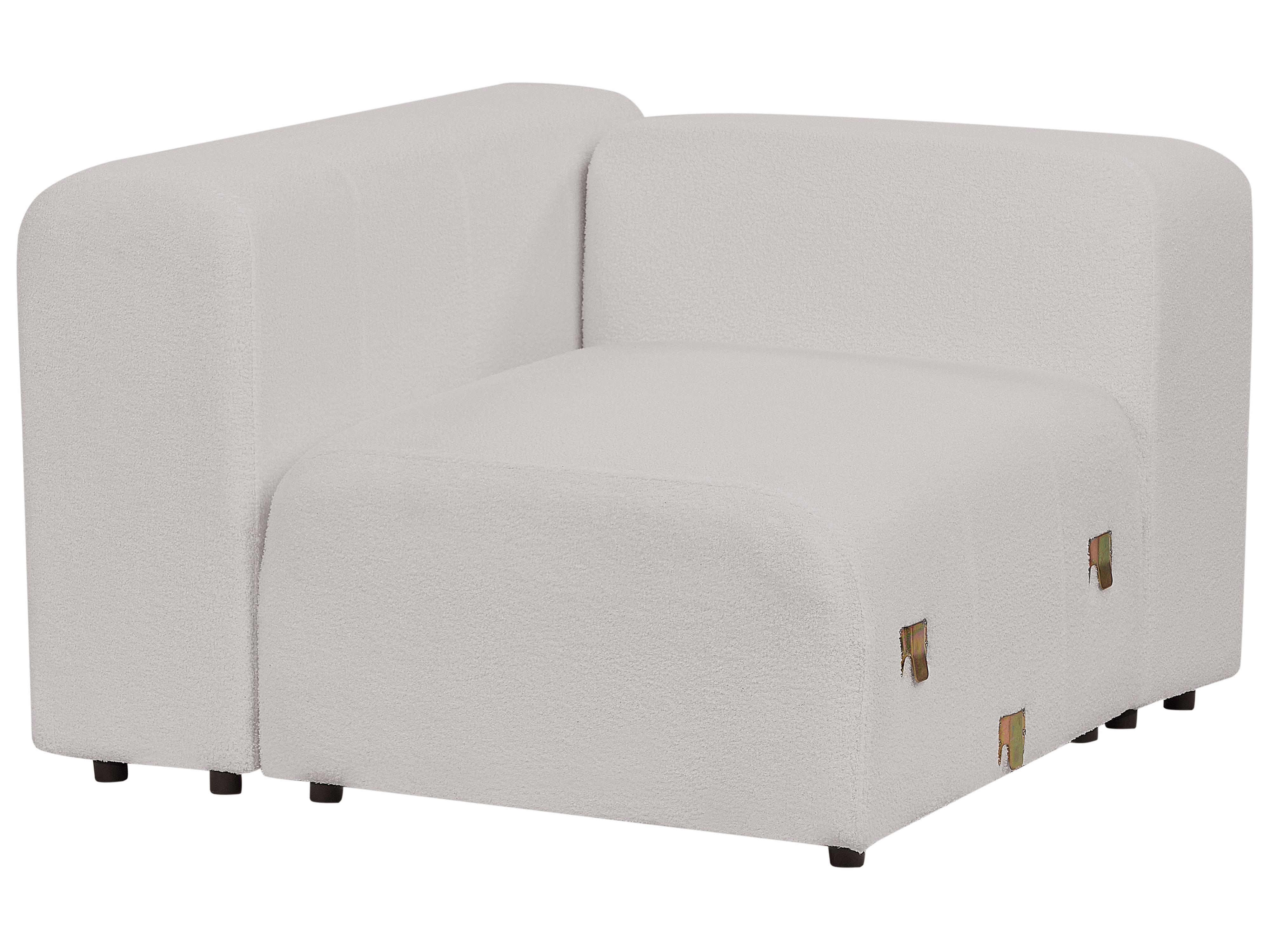 Modulaire bank 2-zits FALSTERBO Bouclé Lichtgrijs