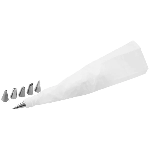 Poche à douille et 6 embouts en inox Smart Pastry Zenker