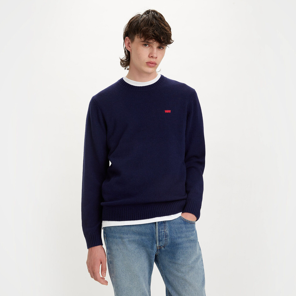 Suéter de gola redonda LEVI'S, em lã A4320