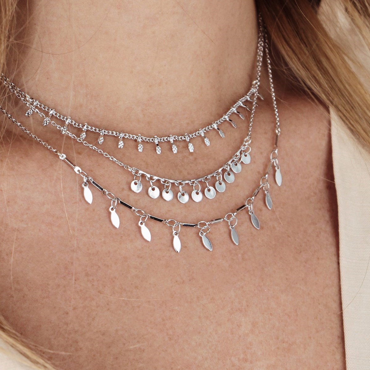 Collier intemporel quotidien en argent CAMILLE