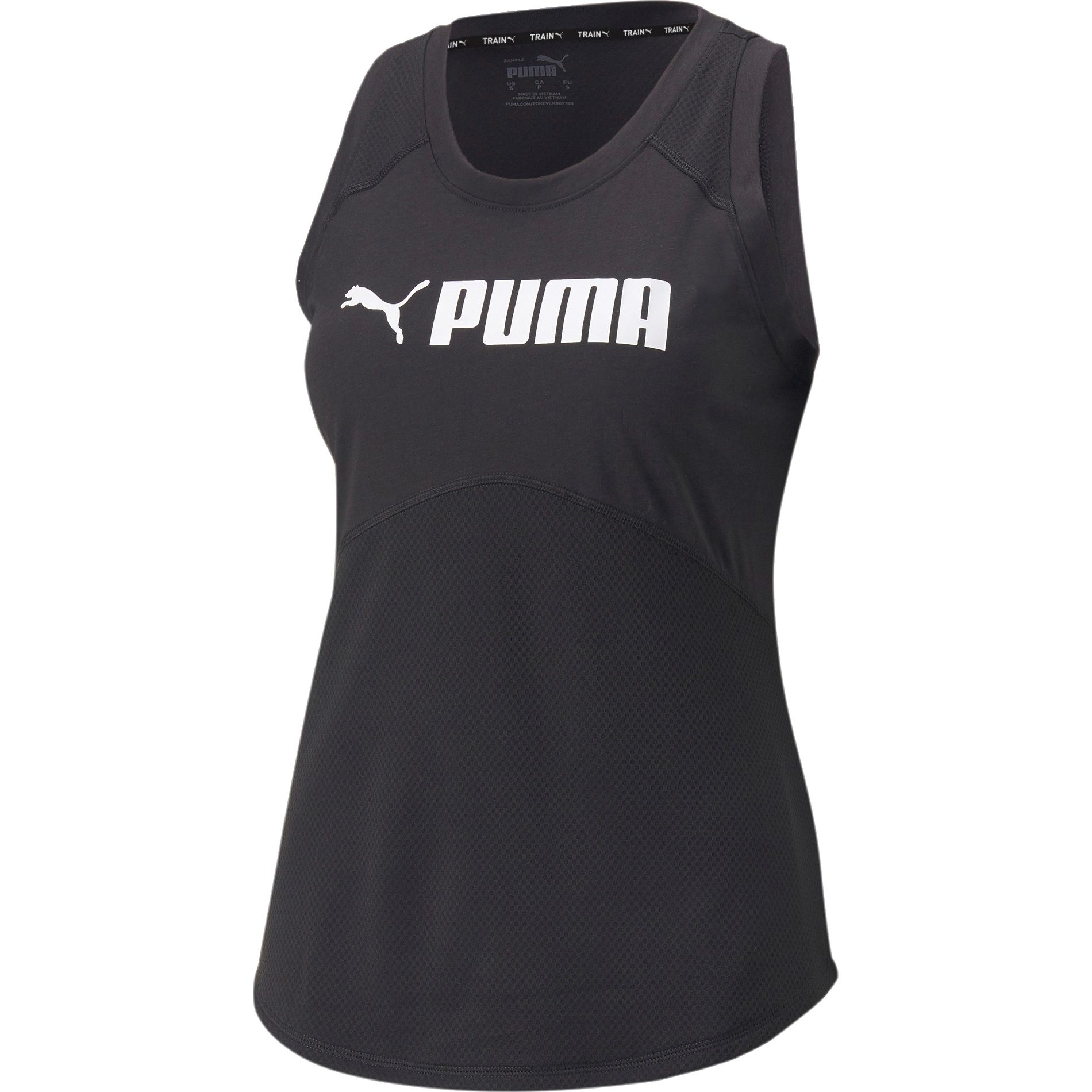 Puma Fit Logo Tanktop Damen puma black