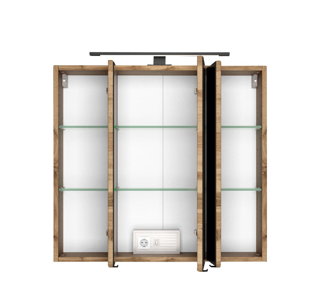 Spiegelschrank LUZERN 70 x 64 cm Wotan Eiche