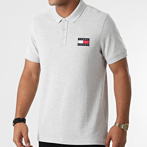 Polo Manches Courtes 9444 Gris Chiné