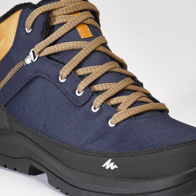 Decathlon Quechua - Botas de caminhada Quechua masculinas, quentes e impermeáveis - SH100 Cano médio